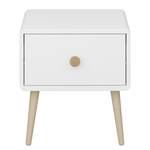 Table de chevet Gaia Blanc pur