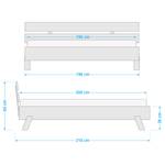 Futonbed Woodhaven Eik - 180 x 200cm