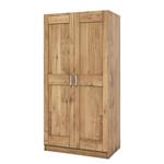 Draaideurkast Woodston Bruin - Massief hout - 102 x 205 x 60 cm