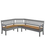 Banc d’angle Boston I Pin massif - Pin coloris lessivé / Pin gris - Largeur : 213 cm