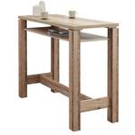 Table haute Caplen Imitation bois recyclé