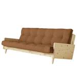 Slaapbank Indie geweven stof - Latte Macchiattokleurig - Beige