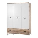 Armoire Ronny Marron - Bois manufacturé - 143 x 201 x 56 cm