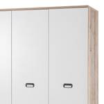 Armoire Ronny Marron - Bois manufacturé - 143 x 201 x 56 cm