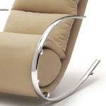 Rocking chair Fox Tissu structuré - Beige