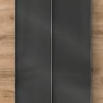 Schwebetürenschrank Level 36 C Eiche Dekor / Hochglanz Graphit - 300 x 216 cm - Ohne