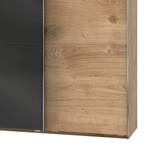 Schwebetürenschrank Level 36 C Eiche Dekor / Hochglanz Graphit - 300 x 236 cm - Ohne