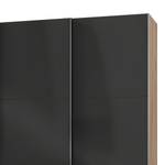 Armoire à portes coulissantes Level 36C Gris brillant / Imitation chêne - 300 x 236 cm - Sans