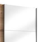 Armoire à portes coulissantes Level 36C Imitation chêne / Blanc brillant - 250 x 236 cm - 3