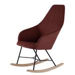 Rocking chair Kumia II Velours - Bordeaux