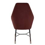 Rocking chair Kumia II Velours - Bordeaux