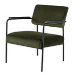 Fauteuil Narpes Velours - Vert foncé