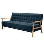 Schlafsofa MID CENTURY Flachgewebe Sura: Marineblau