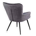 Fauteuil Boltby I Velours - Anthracite