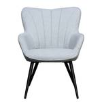 Fauteuil Boltby II geweven stof - grijs