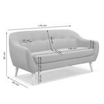 Sofa Bosley (2,5-Sitzer) Webstoff - Dunkelgrau