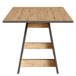 Eettafel Marvell Artisan eikenhouten look/antracietkleurig