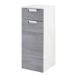 Armoire basse Romana Argent cendré