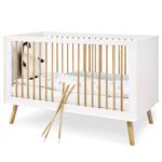 Lit de bébé évolutif Edge Blanc - Bois manufacturé - 79 x 87 x 145 cm