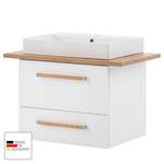 Meuble avec vasque Duo Blanc - Largeur : 82 cm