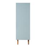 Highboard Color Box deels massief eikenhout - Pastelblauw