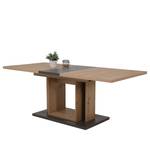 Eettafel Bretby (met uitschuiffunctie) - Eikenhoutlook Artisan/Antracietkleurig