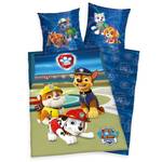 Renforcé beddengoed Paw Patrol katoen - blauw/groen