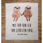 Tagesdecke Mr. & Mrs. Panda Polyester - Beige