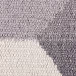 Tapis en laine Southland Kelim Laine mélangée - Gris clair - 80 x 150 cm