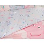 Renforce Bettwäsche Peppa Pig Baumwollstoff - Rosa / Hellblau