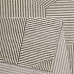Laagpolig vloerkleed Velvet Groove kunstvezels - Beige - 133 x 200 cm