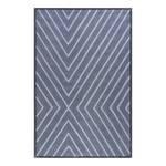Laagpolig vloerkleed V. Flip kunstvezels - grijs/blauw - 70 x 140 cm