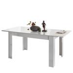 Table extensible Dama Blanc brillant