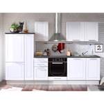 Keukenblok Meliana (11-delig) zonder elektrische apparaten - Hoogglans wit