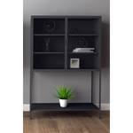 Highboard Cowee II Glas / Metall - Schwarz