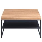 Table basse Hooton I Imitation chêne / Noir