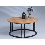 Table basse Edmond II Imitation chêne / Noir