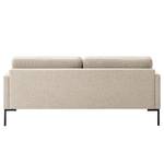 Sofa Bellaire(2,5-Sitzer) Mischgewebe - Hellbeige - Schwarz