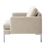 Sessel Bellaire Mischgewebe - Hellbeige - Silber