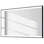 Spiegel Shine Inklusive Beleuchtung - Schwarz - 120 x 70 cm
