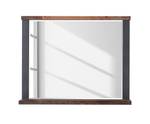 Miroir Blackpool Imitation bois recyclé / Gris - Largeur : 94 cm