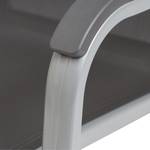 Stapelstuhl Basic Plus Aluminium / Polyester - Silber / Anthrazit