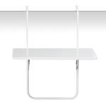 Balkonhängetisch Cupey Stahl  - Weiß