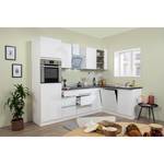 Küchenzeile Bergun I (11-teilig) Hochglanz Weiß - Ohne Elektrogeräte