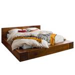 Lit en bois massif Wicklewood Marron - Bois massif - 230 x 71 x 235 cm