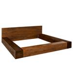 Letto in legno massello Wicklewood Marrone - Legno massello - 230 x 71 x 235 cm