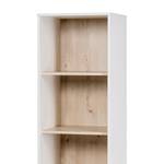 Staande open kast Timber Pijnboomhout Wit - Plaatmateriaal - 44 x 166 x 42 cm