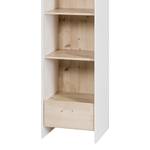Staande open kast Timber Pijnboomhout Wit - Plaatmateriaal - 44 x 166 x 42 cm