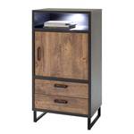 Gardrobeset Hixson (5-delig) Barrique eikenhouten look/zwart