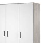 Armoire Pixie Grey Gris - Bois manufacturé - 135 x 198 x 53 cm